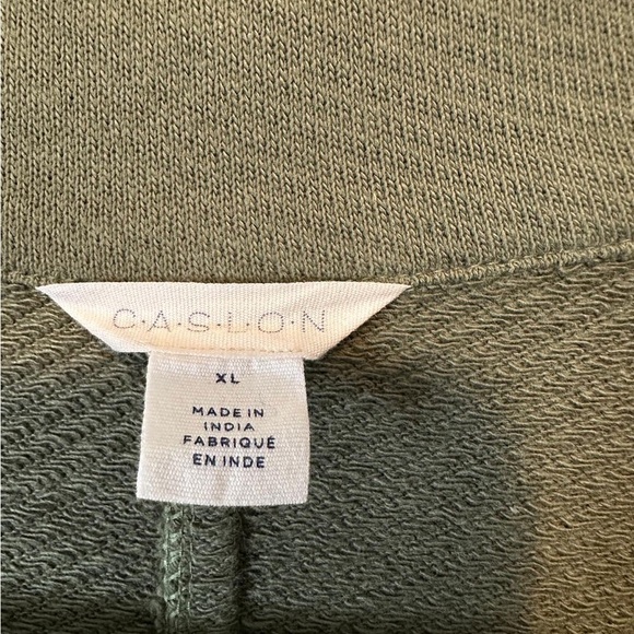Caslon "NWT" Relaxed French Terry Blazer Green Sorrel Size XL - Picture 6 of 16